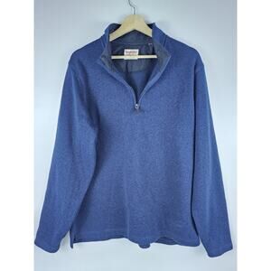 Wrangler Mens Navy Blue Pullover Sweater Size Medium